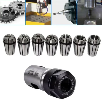 

8pcs ER11 High Quality Spring Collet Set For Milling Lathe CNC Extension Rod