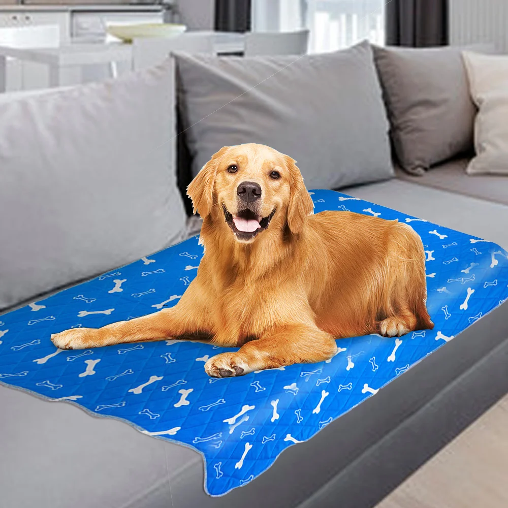 Dog Cat Absorbent Mat Pet Washable Bed Pads Waterproof Cloth Pet Dog