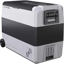 Compresor de refrigerador portátil de 60L para coche y uso doméstico con ruedas y mango, Mini congelador refrigerador para coche DC 12V 24v AC 220V