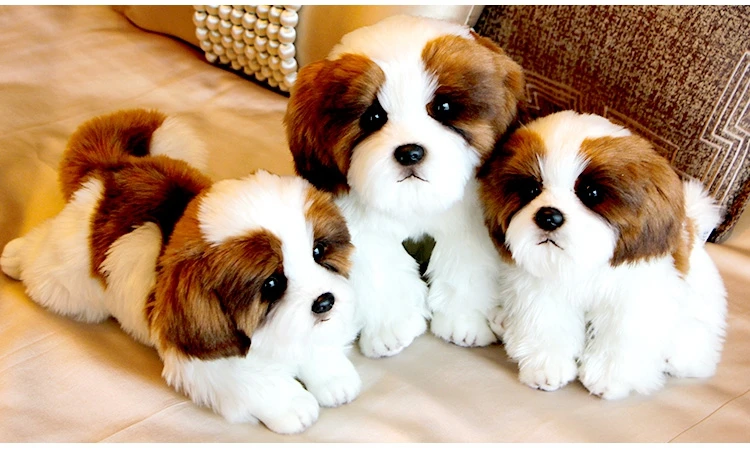 quality simulation dog plush toy mini cute soft realistic poodle doll dog toys for baby friend gift deco DY50740 (12)