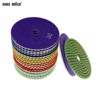 Wet Flexible Polishing Pad for Marble Stone Ceramic Tiles P30 to P5000 Dia. 100mm