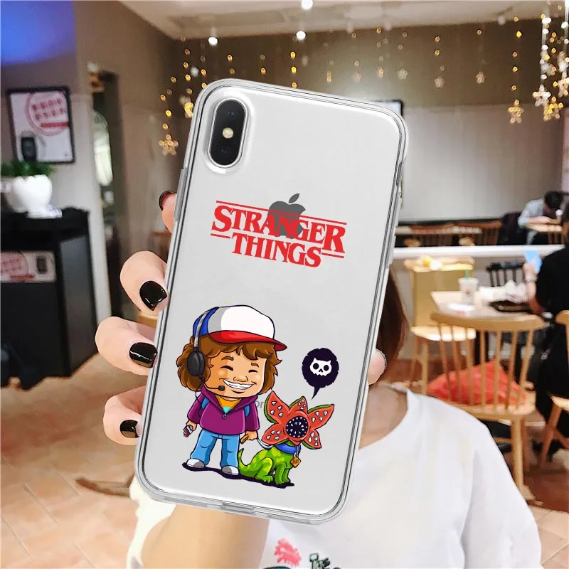 TPU Stranger Things Сезон 3 американский ТВ прозрачный мягкий силиконовый чехол для телефона для iphone 11 Pro Max X 5S 5 SE 6 6s 7 8 plus XS Max XR - Color: TPU