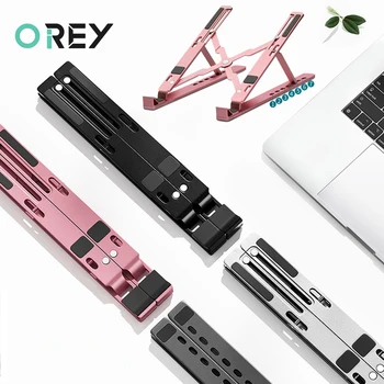 

Portable Laptop Stand Aluminium Foldable Support Base Notebook Stand For Macbook Pro PC Computer Laptop Holder Table Accessories