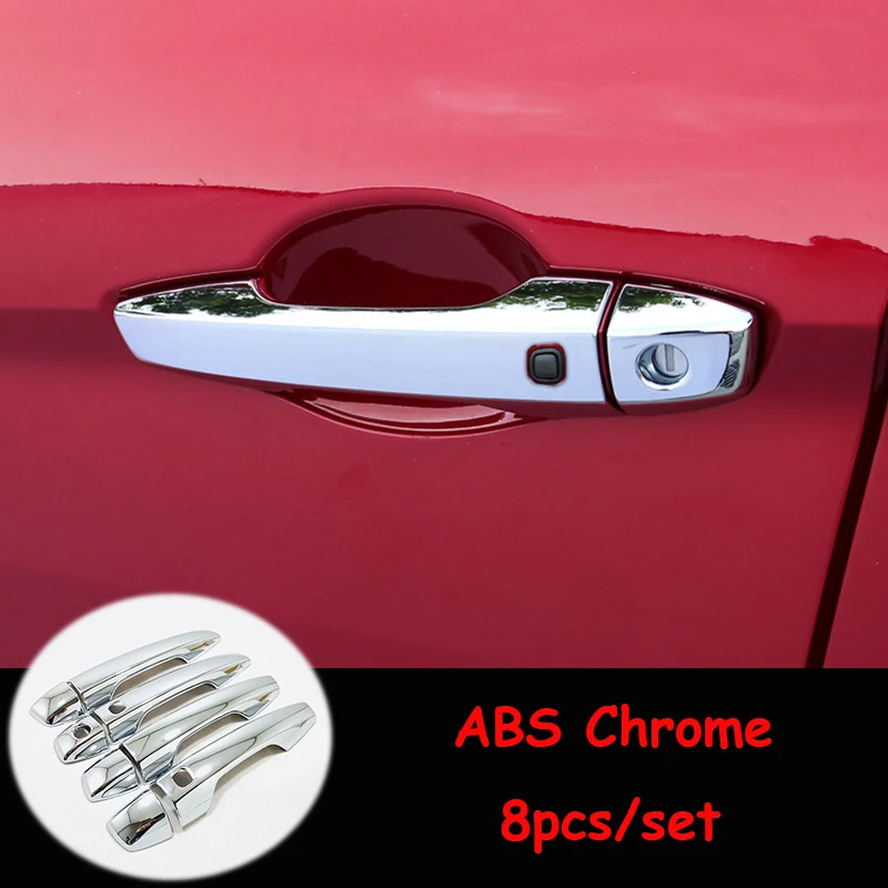 ABS хром для Mitsubishi Eclipse Cross 2017 2018 2019 аксессуары протектор двери автомобиля ручка