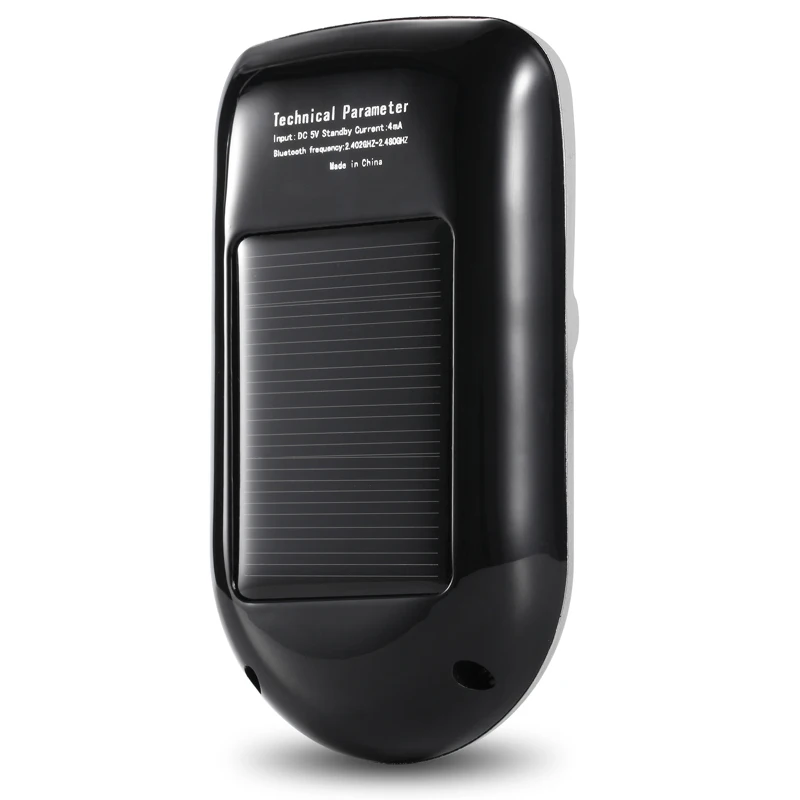 Солнечная энергия Lcd автомобильный Bluetooth комплект громкой связи Hands Free адаптер Aux приемник Громкая связь для мобильного телефона сигарета Li
