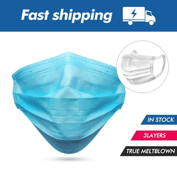 

20PCS Medical Face Masks Surgical Masker Anti PM2.5 Influenza Bacterial Dust-Proof Safety Protective Disposable Face Masks
