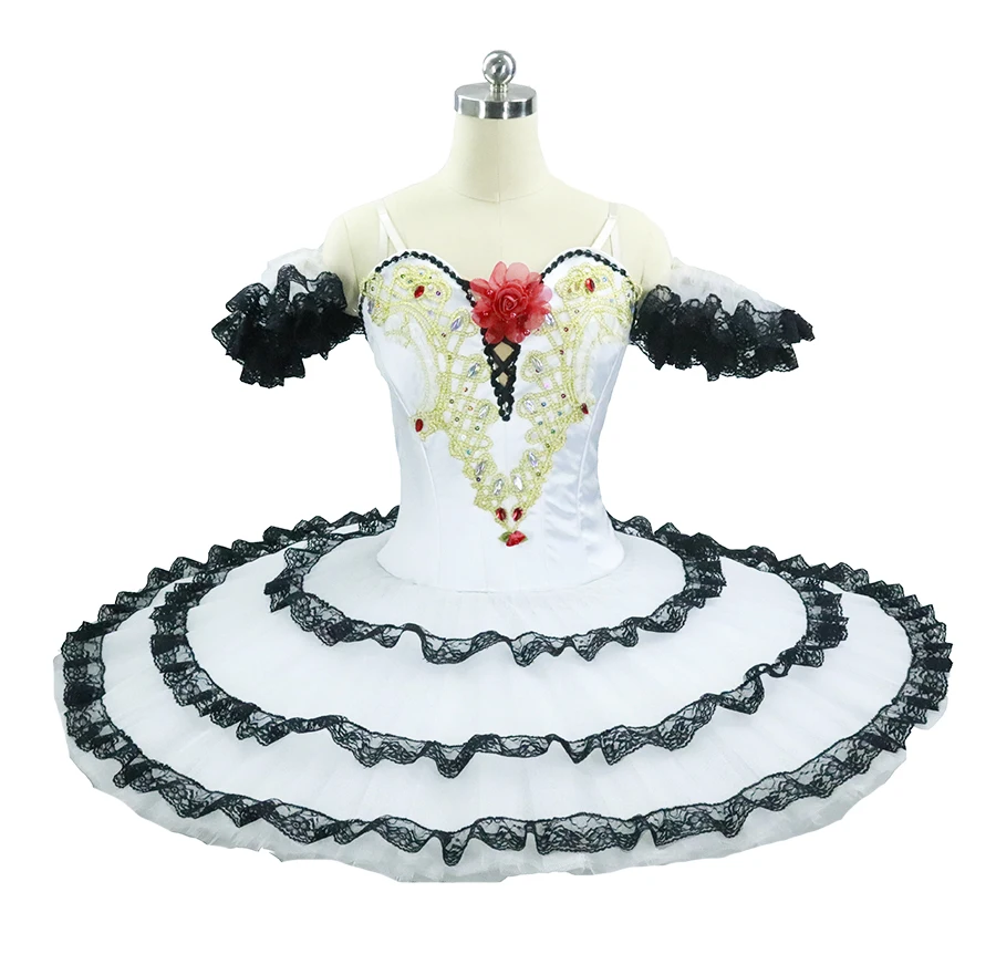 Professional ballet tutu adult flower fairy Doll platter tutu performance ballerina tutu skirt in ballet dance wear women