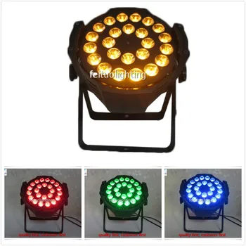 

E-8x+fly case 24x12w rgbwa+uv 6in1 led par can light dmx control par led for stage studio stage device