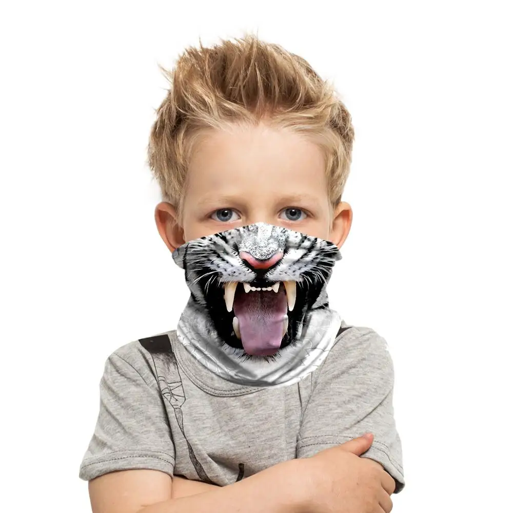 3d цифровая печать детская Волшебная повязка на голову с животными для мальчиков