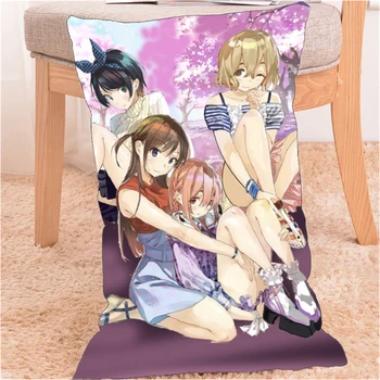 

Anime Dakimakura Pillow Case Kanojo, Okarishimasu Ruka Ichinose Chizuru Cover Home Decoration Pillowcases Printed