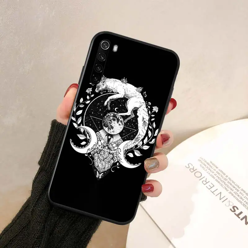 Чехол для телефона Xiaomi Redmi Note 9 9S Max ведьмы Луна Таро тайна Тотем 8T 8 7 6 5 Pro 5A 4X 4