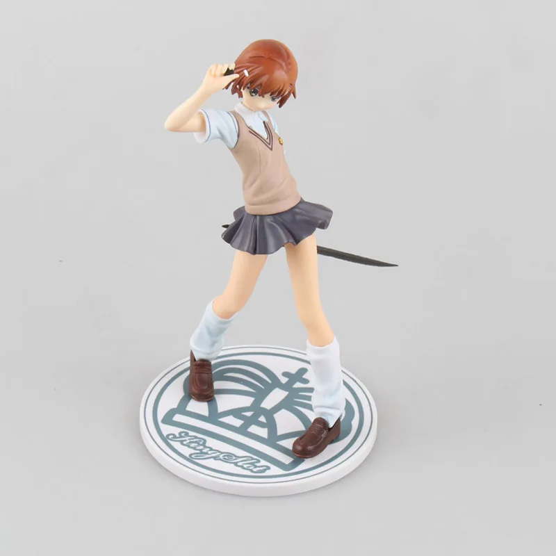 18 см электро мастер Toaru Kagaku no Railgun Misaka Mikoto Фигурки Игрушки японские игрушки Аниме