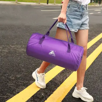 

Folding Nylon Waterproof Travel Bags Outdoor Sporting Gym Bag Large Capacity Portable Tote