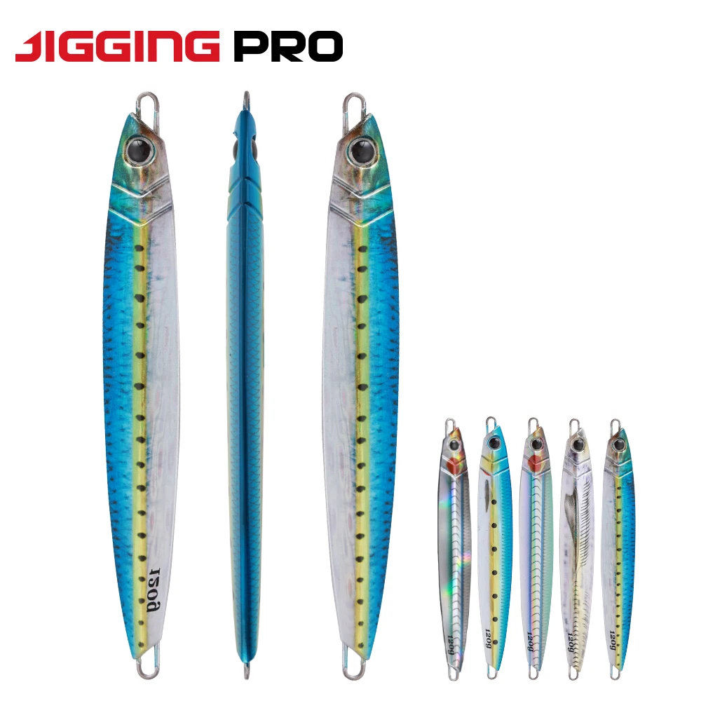 

JIGGINGPRO Speed Jigs Lures 120g 150g 200g Metal Jig Lures Fishing Tackle Saltwater Jigging Lure Fishing Baits