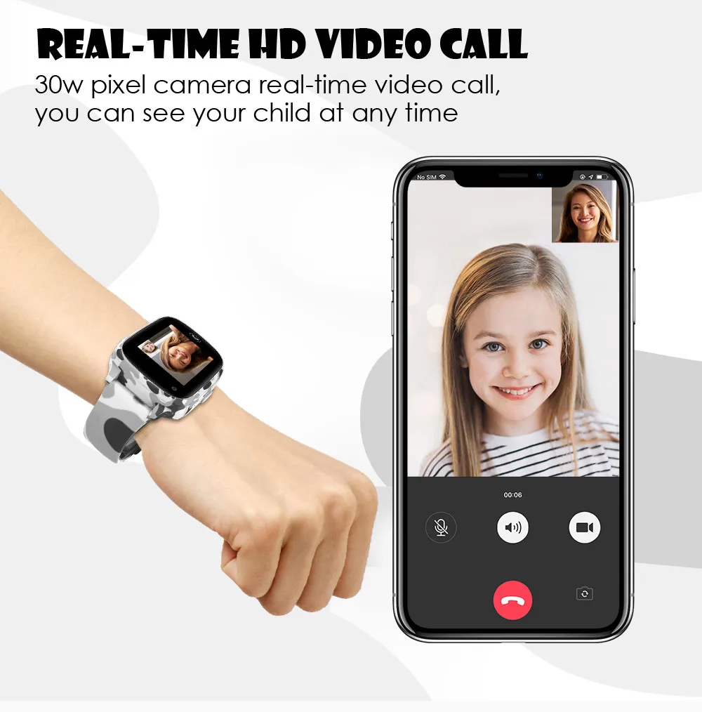 LEMFO LEC2 Pro 4G Смарт-часы детские gps Wifi 650 мАч батарея Детские Смарт-часы IP67 водонепроницаемый SOS для детей Поддержка видео