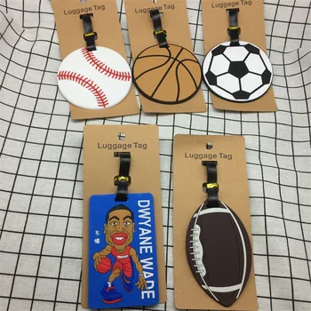 

Addres Holder Gel Tags Portable Silica Boarding Baseball Rugby Creative Tag Cartoon