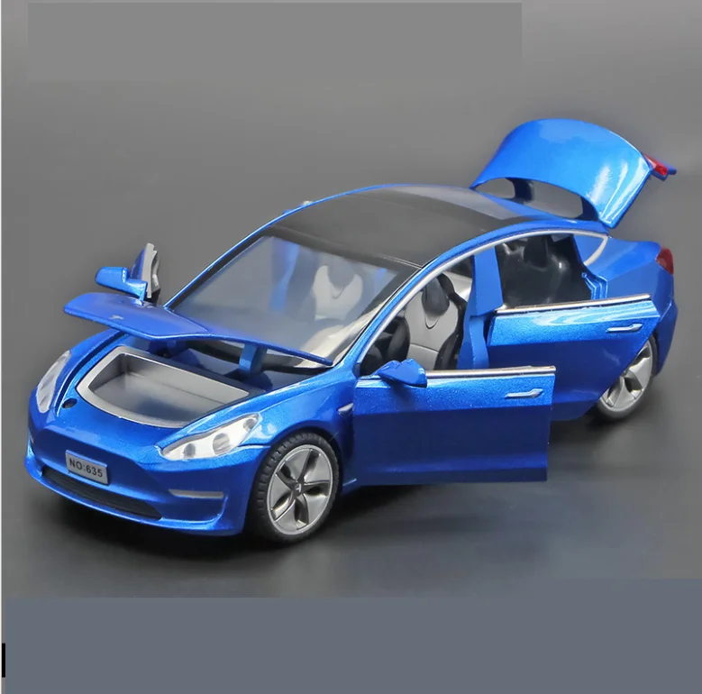 1:32 Tesla MODEL3 Legierung Automodell Spielzeugfahrzeuge Jungen Kinder Geschenk 