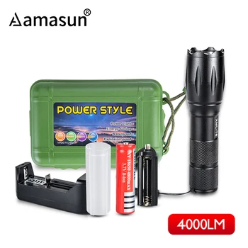 

5 Modes LED Portable Lanterns Zoomable Waterproof T6 Flashlight 18650 Operated Camping Light Lamp Outdoor Emergency Lighting