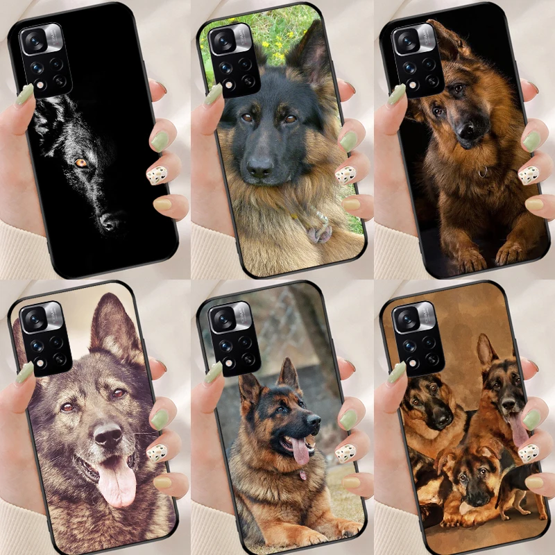 German Shepherd Dog Case For Xiaomi Redmi Note 11 Pro Cover For Redmi Note 10 Pro 8 9 10S 9S 9A 9C 9T Cases
