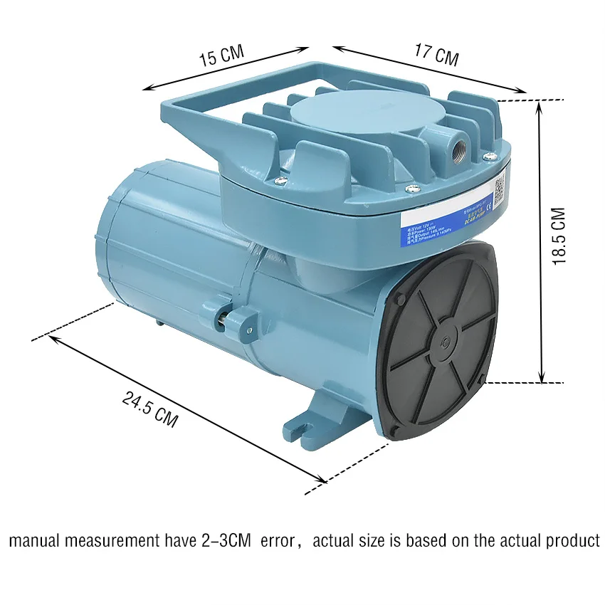 MPQ-907 Vehicle Oxygen Pump DC Air Pump Large Oxygen Machine 12V Battery Dedicated 130W 0.14MPA 140L/min
