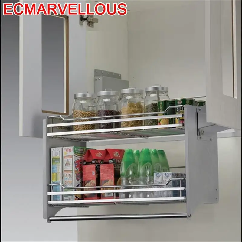 Keuken Armario De Despensa шкаф Organizador из нержавеющей стали подвесной органайзер Cocina Cozinha