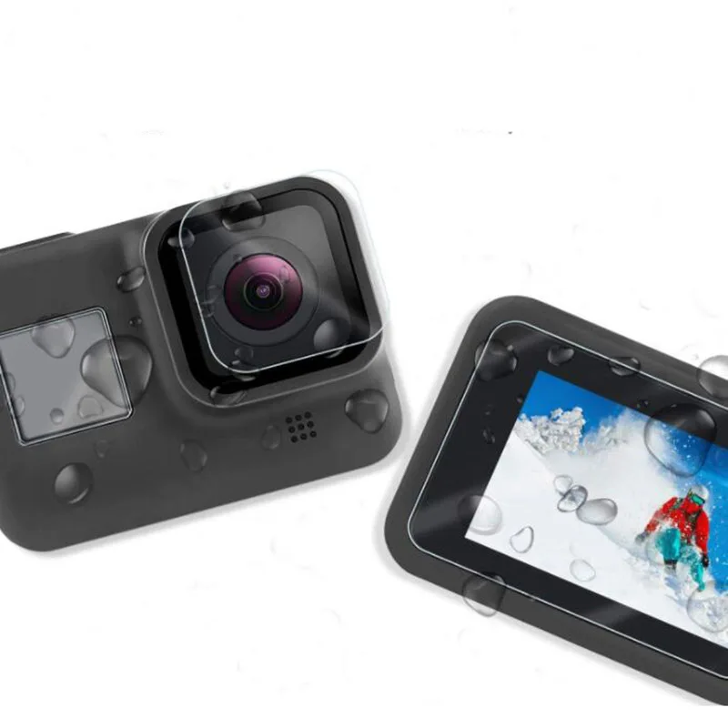 Закаленное стекло объектив дисплей ЖК-экран защитная пленка защитная крышка чехол для GoPro Hero 8 Black Go pro Hero8 Экшн-камера