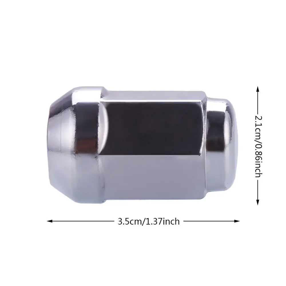 Практичные гайки для колес M12x1.25 20 шт. закрытые выпуклости коническое сиденье