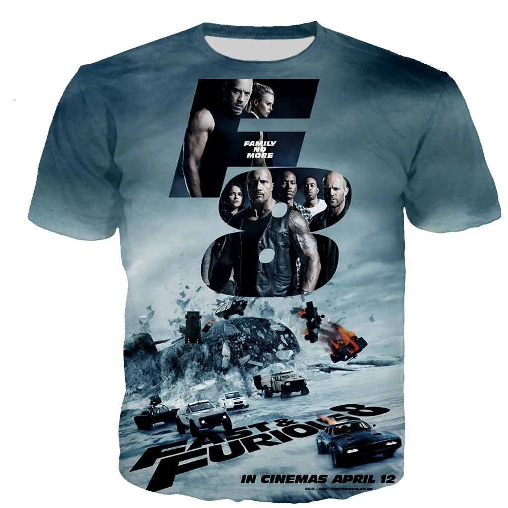 Fast & the Furious T Shirt Men/women 3D Printed T-shirts Harajuku Style Tshirt Streetwear Tops Dropshipping - AliExpress