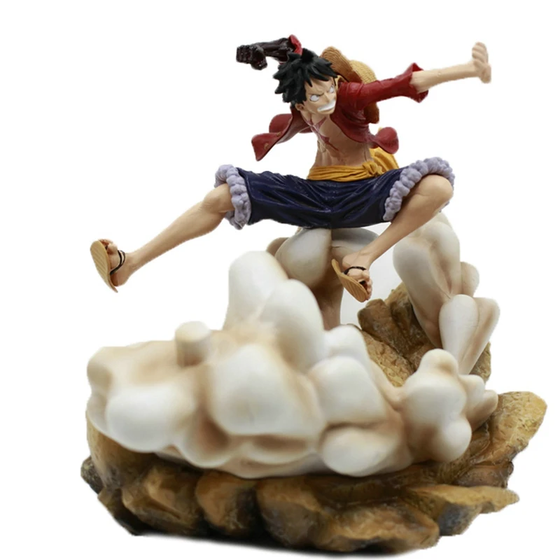 One piece gear 3 Луффи Фигурка Обезьяна D Луффи Шестерня Четыре ПВХ Коллекционная модель игрушки - Цвет: boxed