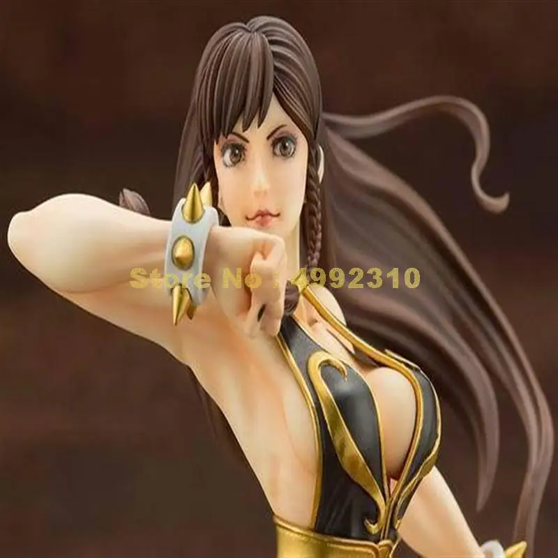 Игра kotobukiya chun-li боевой костюм версия Фигурки Коллекционная модель пикантная кукла-девушка 23 см игрушка