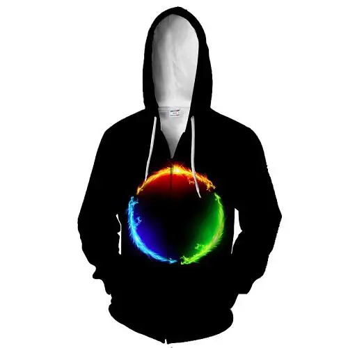 LMLLS-244 Зимняя мужская толстовка с 3D капюшоном с принтом Забавный пуловер с капюшоном Harajuku для мужчин и женщин 3D толстовка на молнии мужская Велюровая толстовка на молнии - Цвет: LMLLS-244