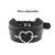 Harajuku Chocker Sexy Heart Lock Key Заклепки Черный Гот Панк Чокеры Готический Колье Ожерелье для женщин Хип-хоп Бондаж Косплей