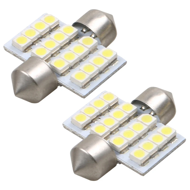 100 шт. супер яркие C5W 3528 1210 16 SMD светодиодсветодиодный автомобильные купольные