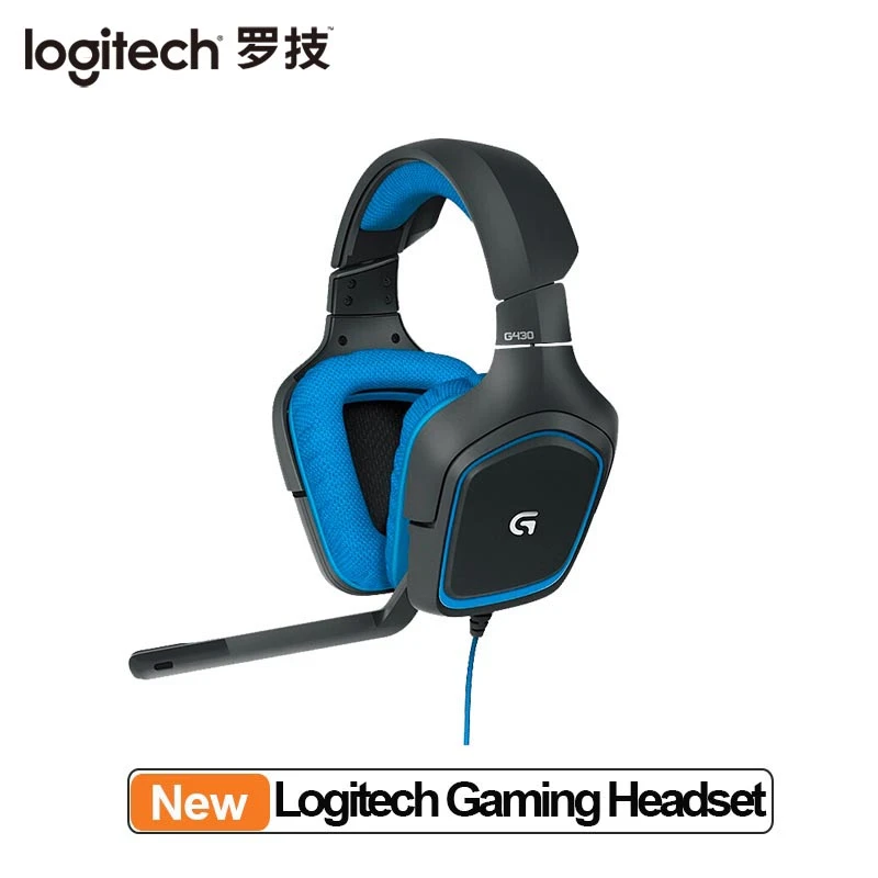 Logitech G430 auriculares para videojuegos, con sonido envolvente 7,1,  ajustables para PC/PUBG, auriculares giratorios con cancelación de ruido| Auriculares y audífonos| - AliExpress