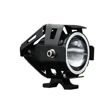 

125W 12V Motorcycle Headlight 3000LM moto spotlight U7 LED Driving Fog Spot Head Light Decorative Lamp