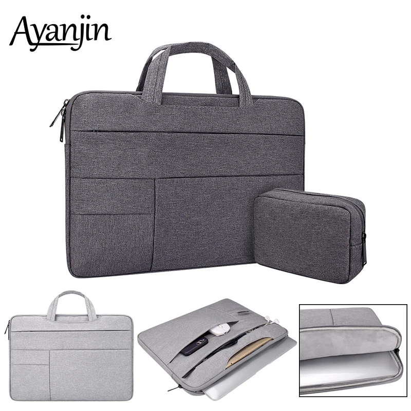 Новая портативная Водонепроницаемая вместительная сумка сумки на плечо 13 14 15 15,6 дюймов Сумка для ноутбука для MacBook Xiaomi Asus lenovo samsung