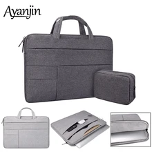 Новая портативная Водонепроницаемая вместительная сумка сумки на плечо 13 14 15 15,6 дюймов Сумка для ноутбука для MacBook Xiaomi Asus lenovo samsung