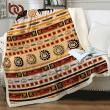 BeddingOutlet, Африканское одеяло, геометрический, ацтекский, постельные принадлежности на юго-западный заказ, тотемное, коричневое, ретро, постельные принадлежности