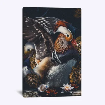 

Mandarin duck Canvas Wall Art Decoration poster prints for living room Home bedroom decor Painting