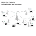 8km DTU RS485/RS232 Lora Modbus Gateway Drahtlose daten übertragung Sender/Empfänger 433MHz RF Modul IOT geräte GPS track auf