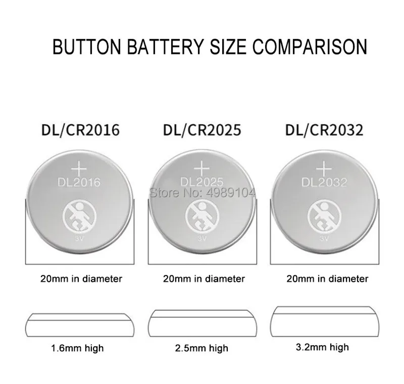 8 шт. Фирменная Новинка батарея для DURACELL DLCR2032 CR2032 ECR2032 ...