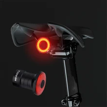

Smart Bicycle Tail Rear Light Auto Start Stop Brake IPX6 Waterproof USB Charge Cycling Tail Taillight Bike LED Sensor Lights