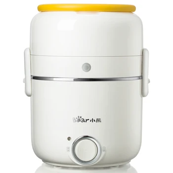 

Double Layer Electric Cooker Lunch Box Rice Cooker Insulation Heating Cooking Hot Meal Vacuum Preservation Two Firepower