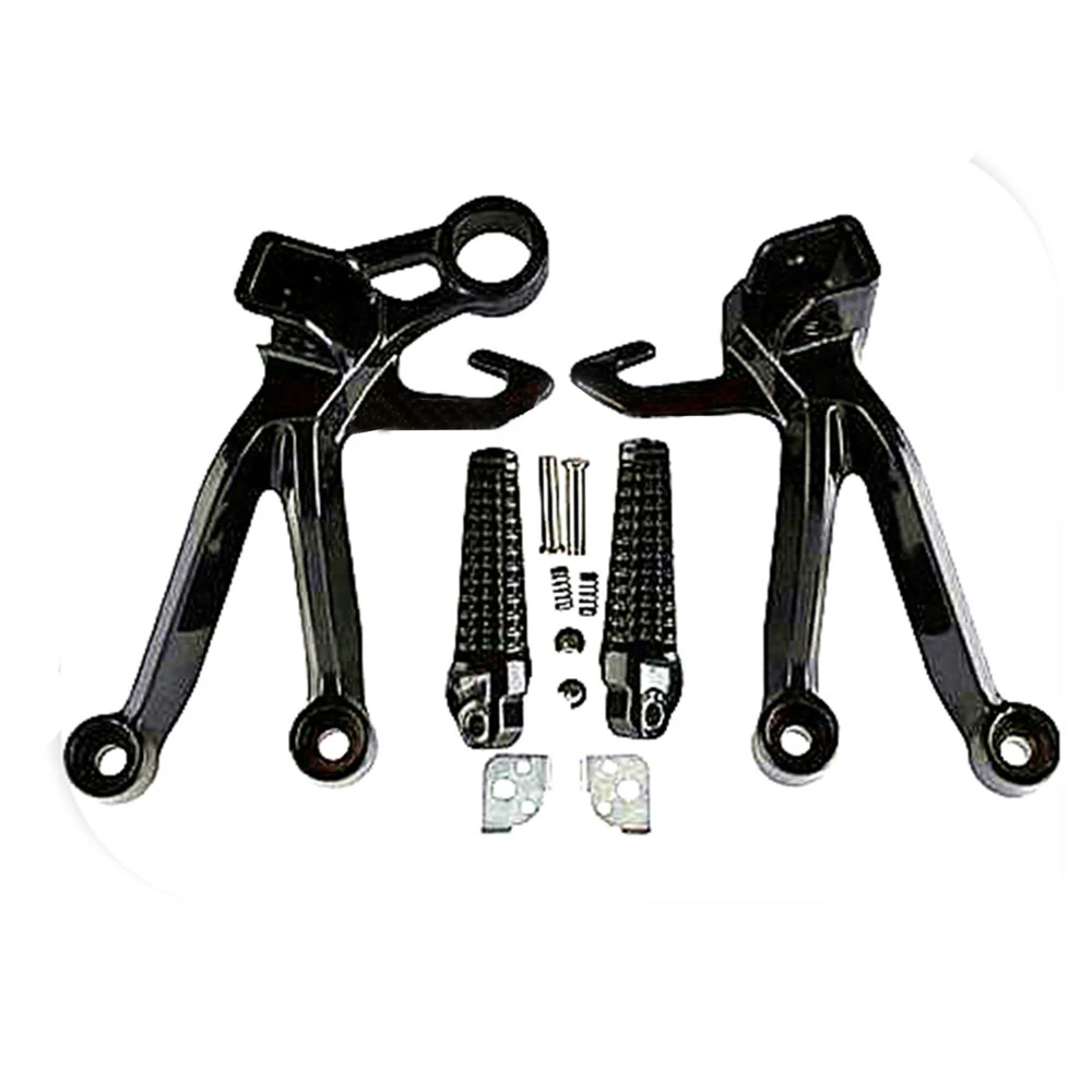 

Motorcycle Black Rear Passenger Foot Pegs Bracket Fit For Suzuki GSX-R1000 GSXR1000 2003-2004