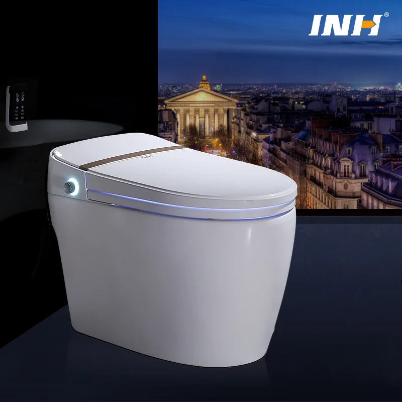 

In Where Sanitary Ware New Style Fully Automatic Smart Toilet Sensing Flush All-in-one Multi-functional Ceramic Smart Toilet