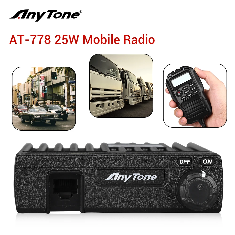 Мобильный радиоприемник Anytone 25 Вт 512CH UHF автомобильный любительский мобильный
