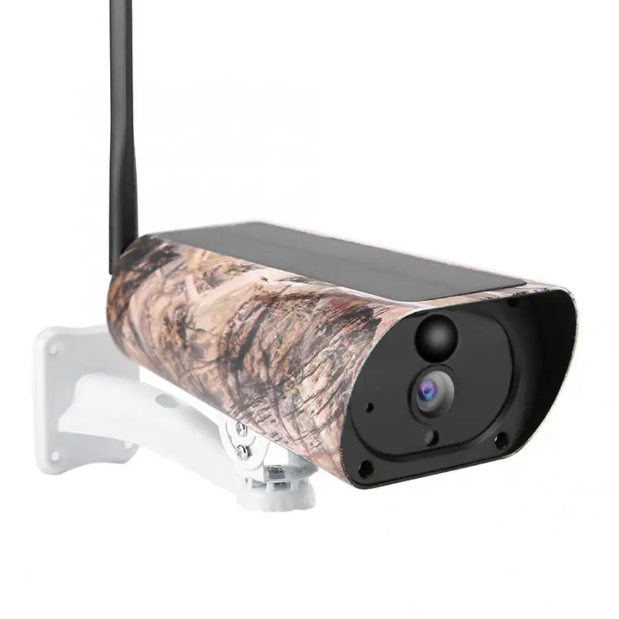 

Solar WiFi IP Camera 1080P HD Outdoor Charging Battery Wireless Security Camera PIR Motion Detection Bullet Surveillance CCTV