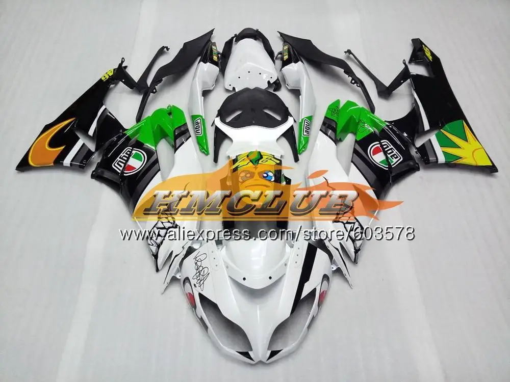No. 18 Средства ухода за кожей для KAWASAKI NINJA ZX636 ZX 6R ZX-6R 2009 2010 2011 2012 31CL. 127 ZX 636 600CC ZX-636 ZX6R 09, 10, 11, 12, Акула голубой обтекатель - Цвет: No. 18
