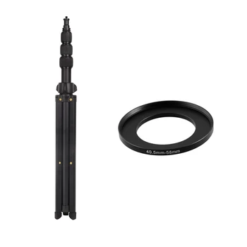 

1 Pcs Camera Repairing 40.5Mm-58Mm Metal Step Up Filter Ring Adapter & 1 Pcs Camera Tripod Selfie Stick Flexible Tripod