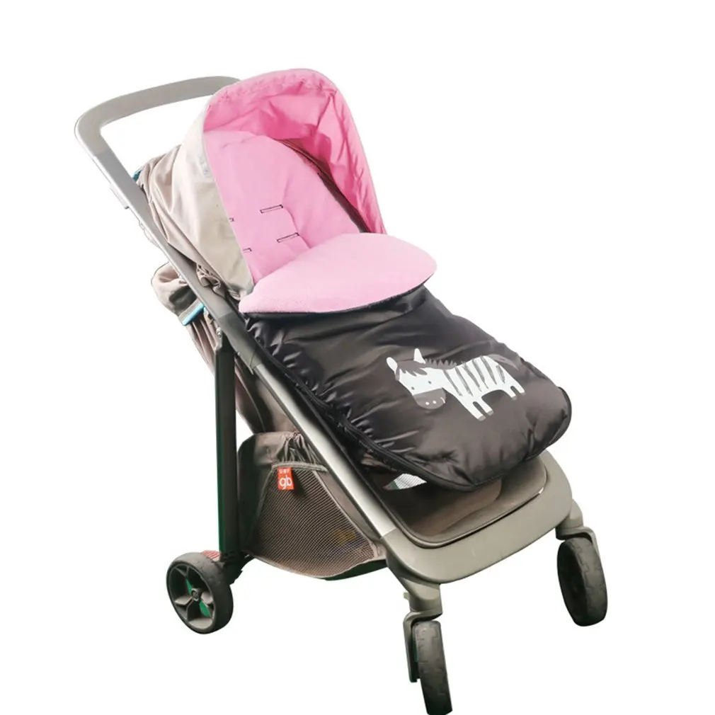 Winter Baby Sleeping Bags Baby waterproof pongee Sleepsacks Soft Warm Envelope For Newborn Stroller Sleeping Bags  For Pram